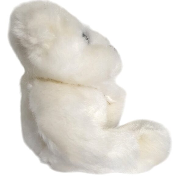 Dakin White Plush Bear of Faith Religious Teddy With Gold Cross Necklace 9" - Picture 2 of 6